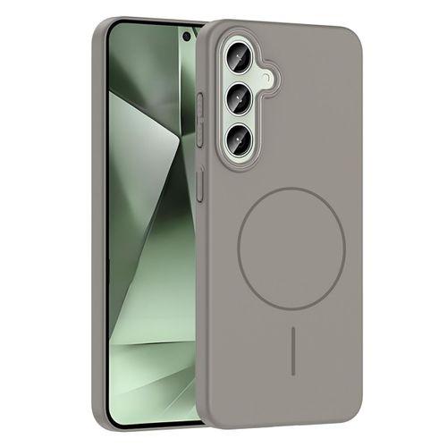 Galaxy S24 Plus Kılıf M-safe Şarj Özellikli Zore Ruby Sert Kapak