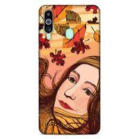 Lopard Samsung Galaxy M40 Uyumlu Kılıf Sürreal Yüzler ♀ (9) Kılıf Baskılı