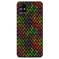 Samsung Galaxy M31s Kılıf Dragons (6) Silikon Kılıf Ejderha Skin Çok Renkli
