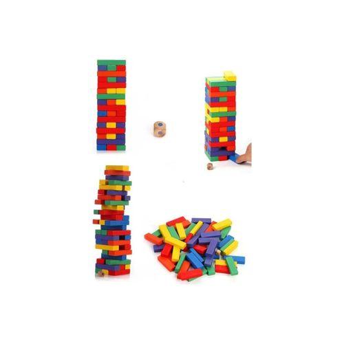 PlayWood Ahşap Kutulu Denge Oyunu Renkli 310