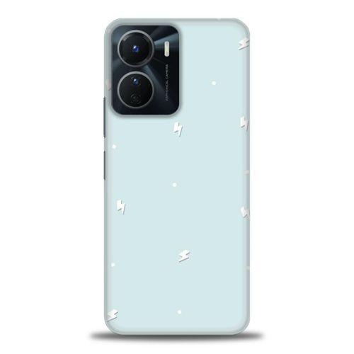 Tecno Spark 9 Pro Kılıf HD Baskılı Kılıf - Beyaz Şimşekler + Tam Ekran Koruyucu