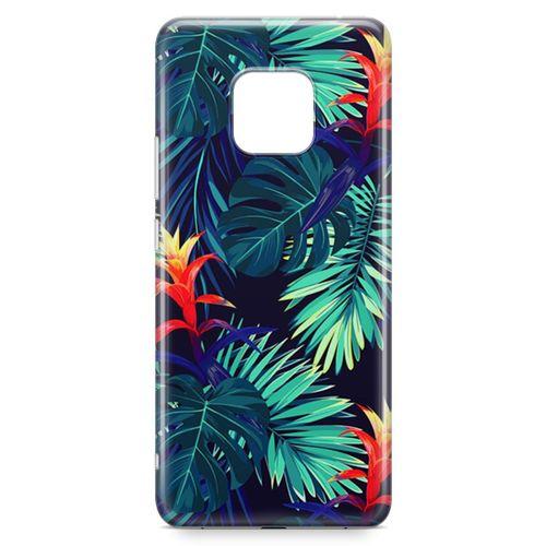 Huawei Mate 20 Pro Kılıf Pasifik Yapraklar Arka Kapak Koruma Desenli Full Koruyucu