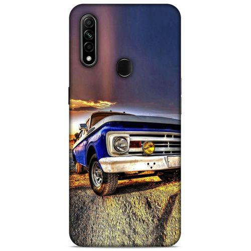 Lopard Oppo A31 Uyumlu Kılıf PickUpX (32) Soft Silikon Kılıf Koyu Mavi