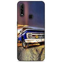 Lopard Oppo A31 Uyumlu Kılıf PickUpX (32) Soft Silikon Kılıf Koyu Mavi