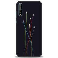 Huawei P Smart S Kılıf HD Baskılı Kılıf - Uçaklar + Tam Ekran Koruyucu