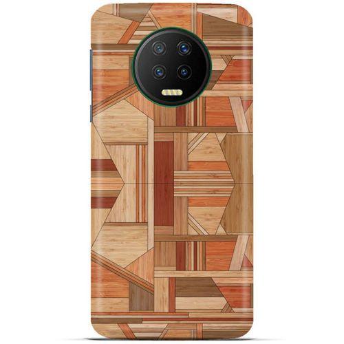 Lopard İnfinix Note 7 Uyumlu Kılıf Wood'X (43) Thin Fit Kılıf Baskılı