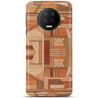 Lopard İnfinix Note 7 Uyumlu Kılıf Wood'X (43) Thin Fit Kılıf Baskılı