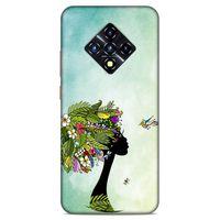 Lopard İnfinix Zero 8 Uyumlu Kılıf Sürreal Yüzler ♀ (37) Silicone Cover Baskılı