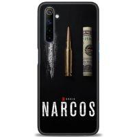 Realme 6 Kılıf HD Baskılı Kılıf - Narcos + Tam Ekran Koruyucu