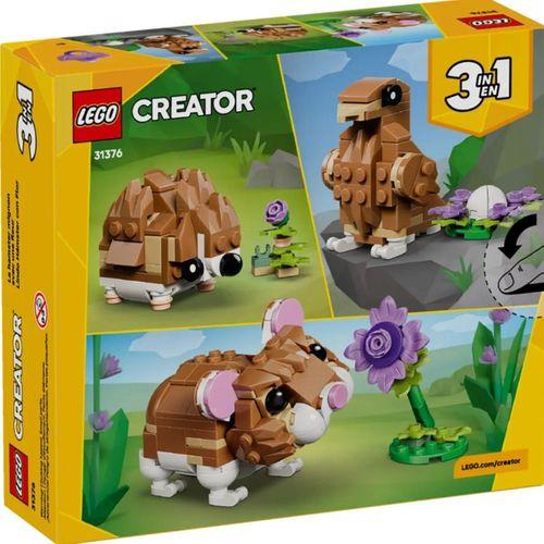 Lego Creator 3’ü 1 Arada Creator Cute Hamster with a Flower 31376