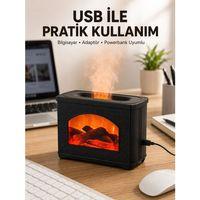 Aromaterapi Difüzör Ultrasonik Sessiz Nemlendirici Usb Destekli