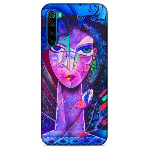 Lopard Xiaomi Redmi Note 8T Uyumlu Kılıf Sürreal Yüzler ♀ (47) Crystal Flex Kılıf Baskılı