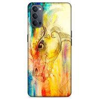 Lopard Oppo Reno 4 Uyumlu Kılıf Manipülasyon ☻ (35) Fit Design Kılıf Baskılı