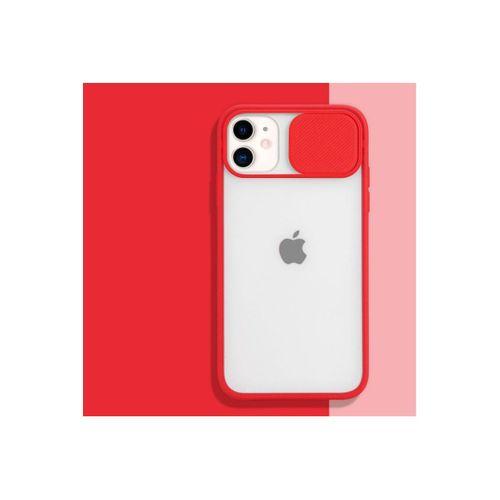Iphone 11 Kamera Lens Koruma Kapaklı Kırmızı Telefon Kılıfı