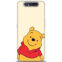 Samsung Galaxy A80 Kılıf HD Baskılı Kılıf - Winnie the Pooh + Tam Ekran Koruyucu