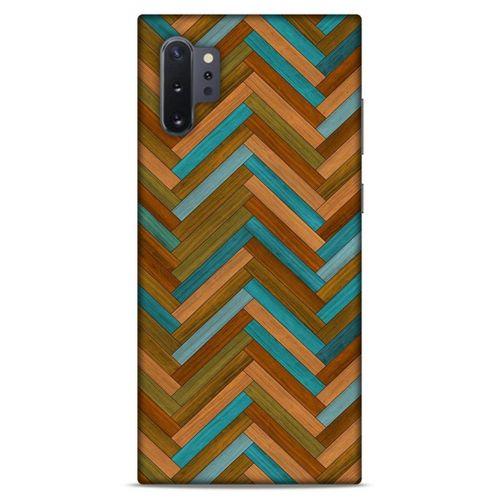 Lopard Samsung Galaxy Note 10 Plus Uyumlu Kılıf Wood'X (38) Neo Hybrid Kılıf Desenli