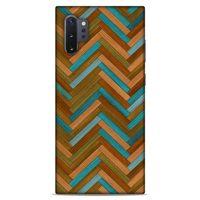 Lopard Samsung Galaxy Note 10 Plus Uyumlu Kılıf Wood'X (38) Neo Hybrid Kılıf Desenli