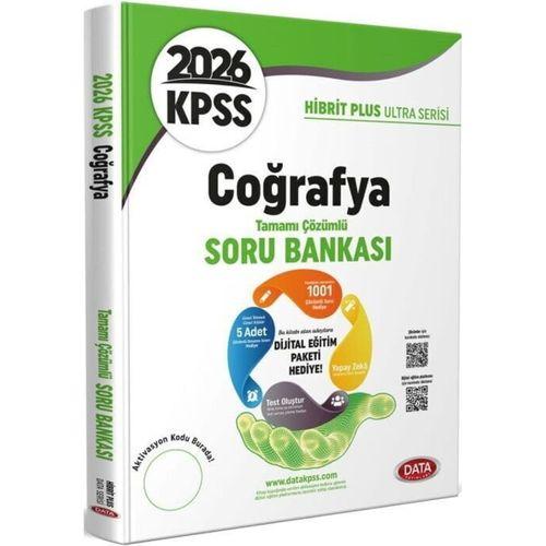 2026 KPSS Coğrafya Hibrit Plus Ultra Serisi Karekod Çözümlü Soru Bankası Data Yayınları