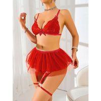 Kırmızı Tül Etekli Fantezi Kostüm 2211