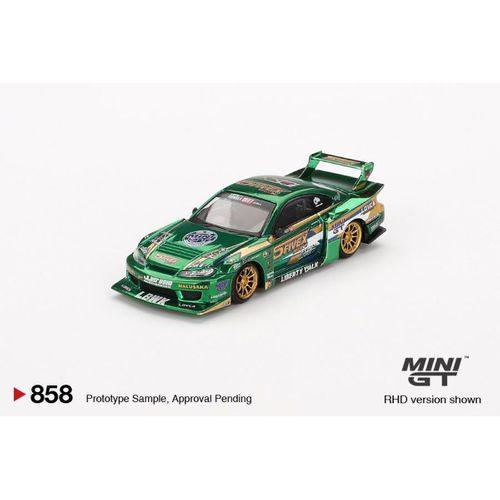 Mini GT Nissan LB-Super Silhouette S15 SILVIA LBWK 2024 Fausto Racing 858 BL