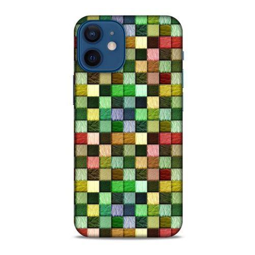 Apple iPhone 12 Mini Kılıf Patchwork (50) Shockproof Kılıf Karışık Renkli