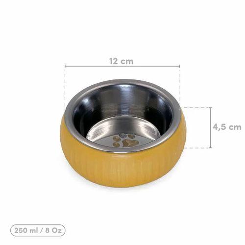 Mikopet Organik Seramik Mama Kabı Sarı