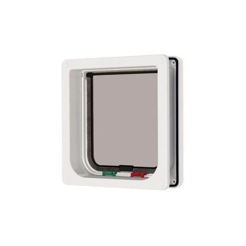 Beeztees CatMate Kedi Kapısı, Çift Yönlü, 4 fonksiyonlu, Beyaz, 19x20cm