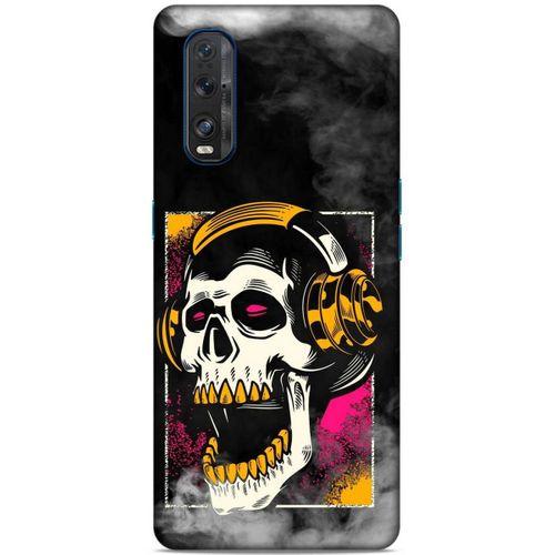 Lopard Oppo Find X2 Uyumlu Kılıf Tattoo's (10) Full Koruma Kılıfı Turuncu