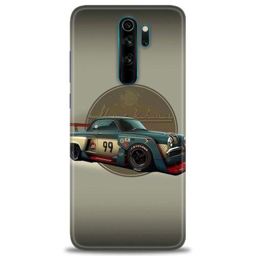 Xiaomi Redmi Note 8 Pro Kılıf HD Baskılı Kılıf - Klasik Araba + Tam Ekran Koruyucu