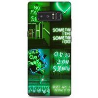 Samsung Galaxy Note 8 Uyumlu Kılıf Yeşil Delisi (34) Slim Armor Kılıf Pastel yeşil