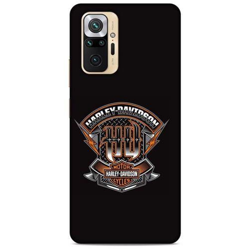 Xiaomi Redmi Note 10 Pro Uyumlu Kılıf Motorsiklet (39) Liquid Crystal Kılıf Harley Davidson