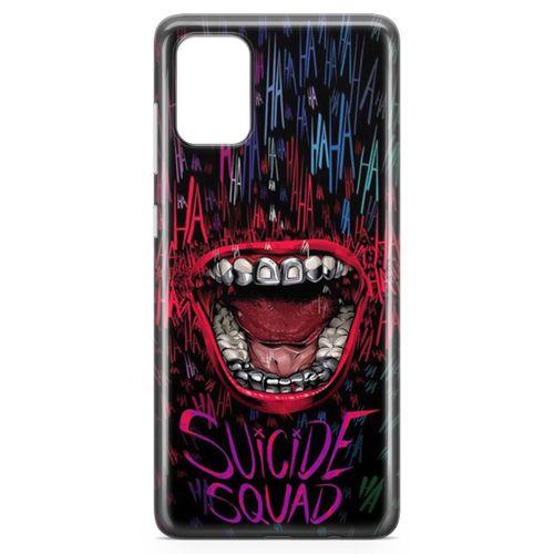 Samsung Galaxy A71 Kılıf Suicide Squad Arka Kapak Koruma Desenli Full Koruyucu