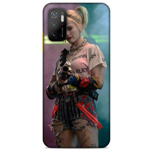 Xiaomi Poco M3 Pro Uyumlu Kılıf Harley Quinn (11) Tam Koruma Yeşil
