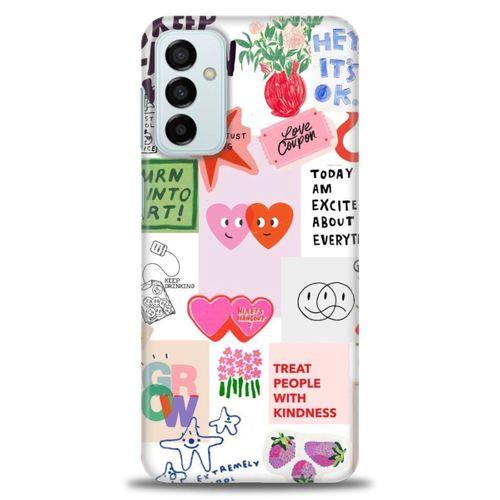 Samsung Galaxy M13 Kılıf HD Baskılı Kılıf - Keep Fashion + Tam Ekran Koruyucu