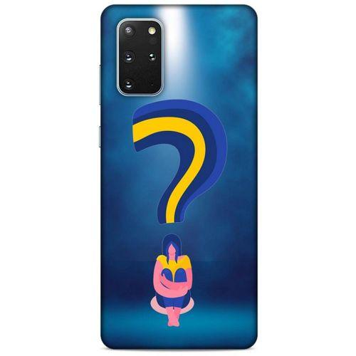 Samsung Galaxy S20 Plus Kılıf Depresyon (12) Koruyucu Silikon Kırmızı Bordo