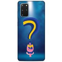 Samsung Galaxy S20 Plus Kılıf Depresyon (12) Koruyucu Silikon Kırmızı Bordo