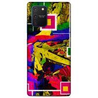 Lopard Samsung Galaxy S10 Lite Uyumlu Kılıf Soyut Sanat (48) Desenli Bumper Kılıf