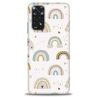 Xiaomi Redmi Note 11 Kılıf HD Baskılı Kılıf - Gökkuşağı + Tam Ekran Koruyucu