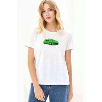 VW Scirocco Baskılı Beyaz Kadın Tshirt