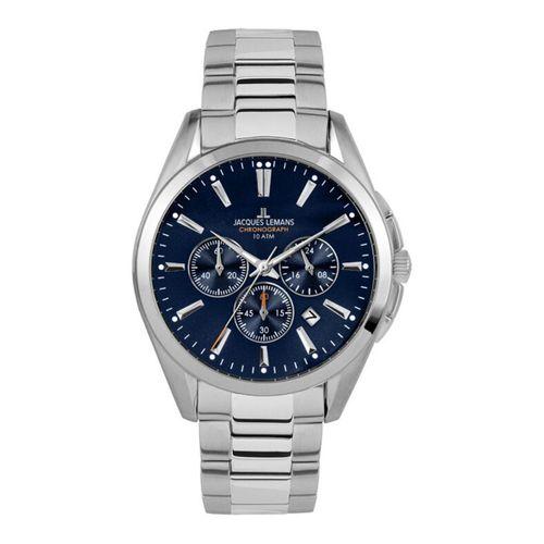 Jacques Lemans Derby JL.1-1945.1E Quartz Çelik Gri Koyu Mavi 10 ATM 42 mm Erkek Kol Saati