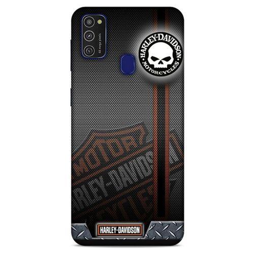 Samsung Galaxy M21 Uyumlu Kılıf Motorsiklet (46) Core Armor Kılıf Harley