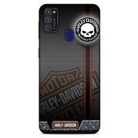 Samsung Galaxy M21 Uyumlu Kılıf Motorsiklet (46) Core Armor Kılıf Harley