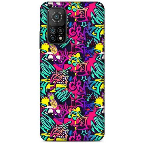 Graffitix (43) Desenli Silikon Kapak Xiaomi Mi 10T 5G Kılıf