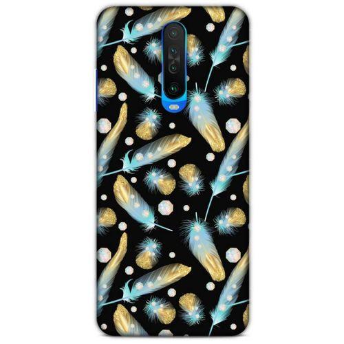 Xiaomi Redmi K30 Kılıf Desenli Özel Seri Tüyler (26) Tpu Silikon Kılıf
