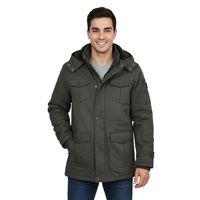 Erkek Spor Kanvas Kapüşonlu Parka M2665 BGL-ST04959