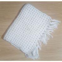 El İşi Pamuklu Banyo Lifi,El Örgüsü Beyaz Duş Lifi 25X34Cm