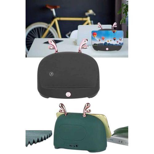 Telefon Tutucu Bluetooth Hoparlör Geyikli Renkli Uzun Ömürlü