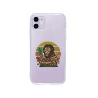iPhone 11 Cool Lion Desenli Premium Şeffaf Silikon Kılıf
