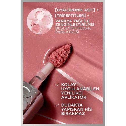 L'Oréal Paris Plump Ambition Hyaluron Lip Oil Besleyici ve Nemlendirici Dudak Parlatıcısı - 380 Rouge In Love