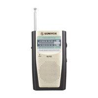 Sonivox VS-R2 Analog Radyo Krem Renk